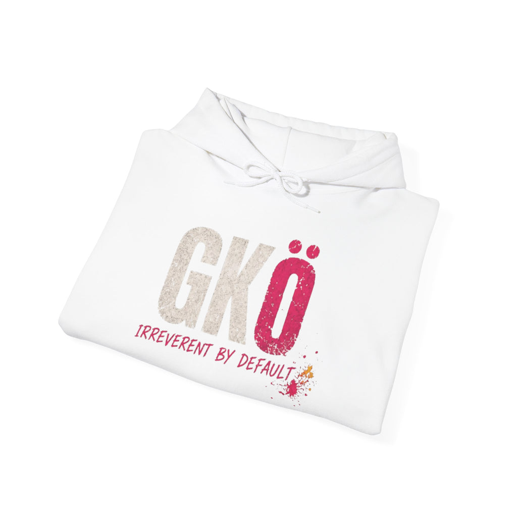 GKÖ Logo Hoodie — Irreverent By Default Graphic Sweatshirt