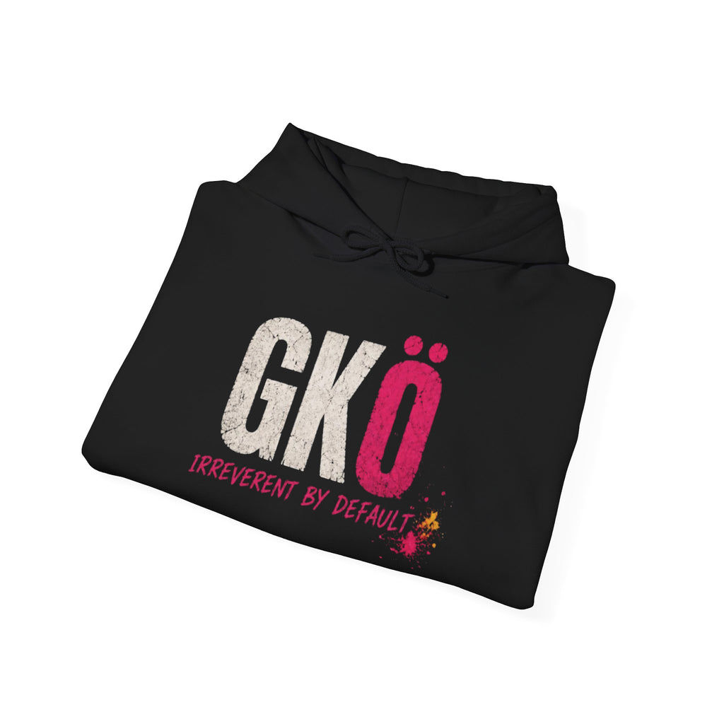 GKÖ Logo Hoodie — Irreverent By Default Graphic Sweatshirt