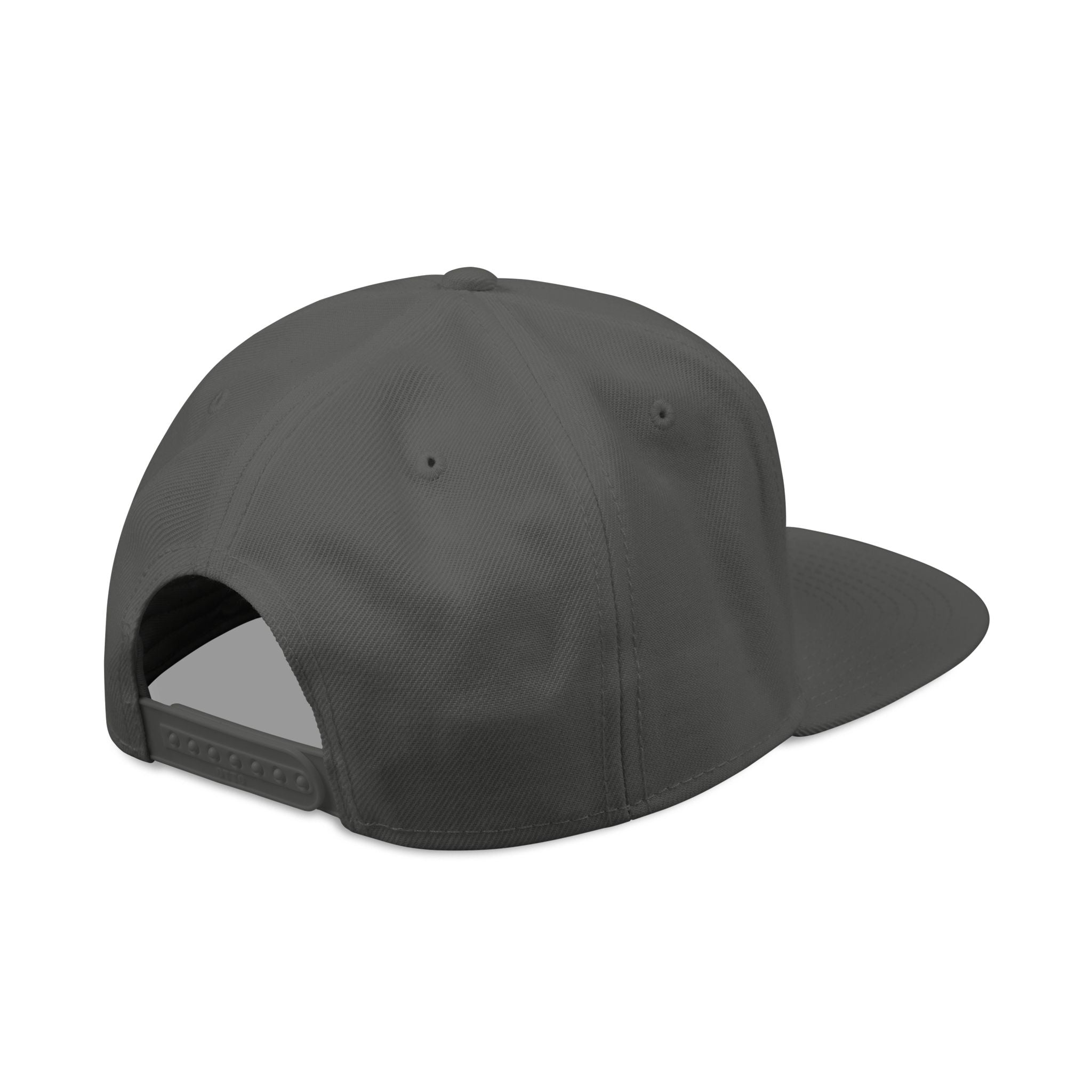 No Snapback Hat — Distressed Pink & White Embroidered Streetwear Cap