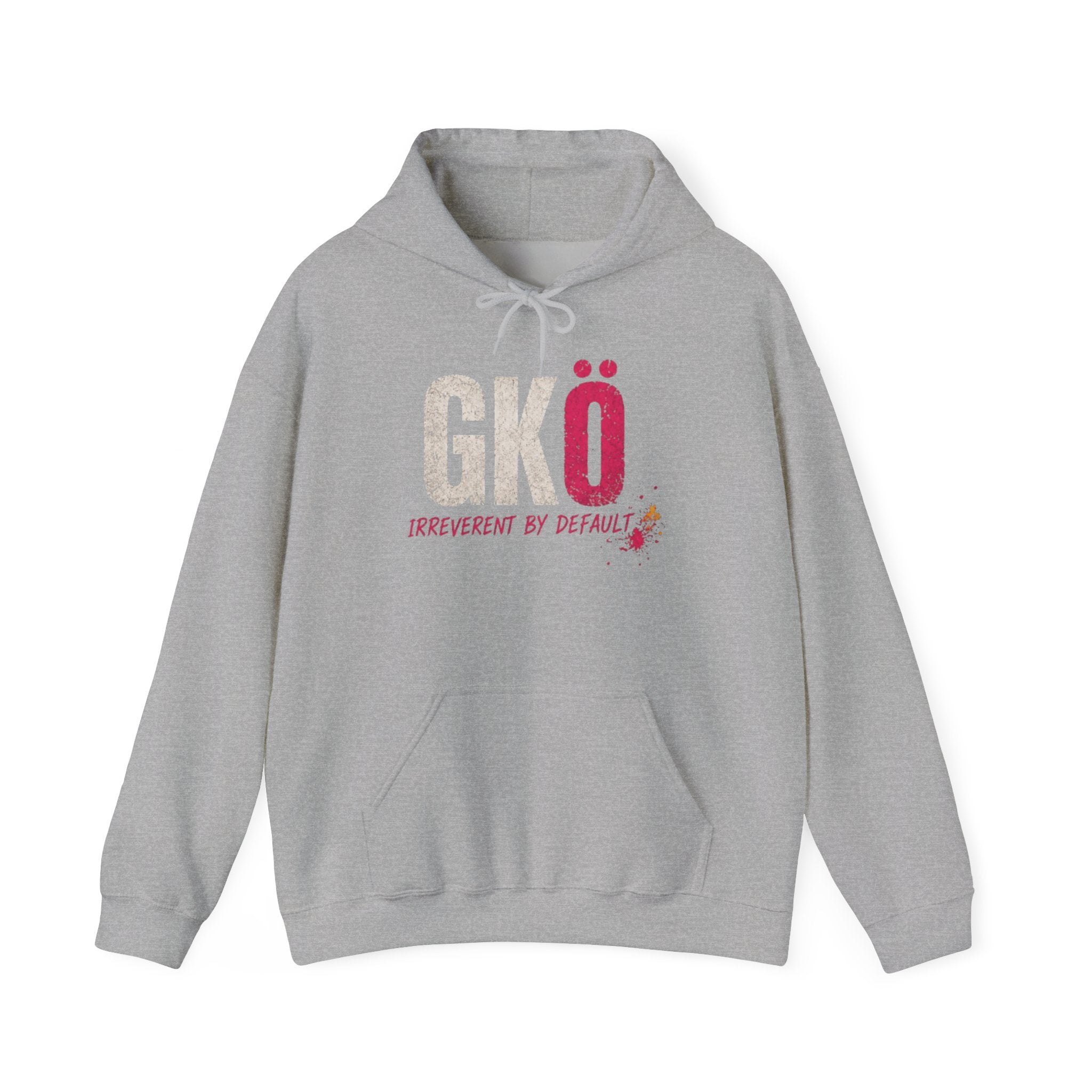 GKÖ Logo Hoodie — Irreverent By Default Graphic Sweatshirt
