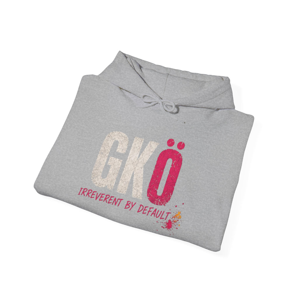 GKÖ Logo Hoodie — Irreverent By Default Graphic Sweatshirt