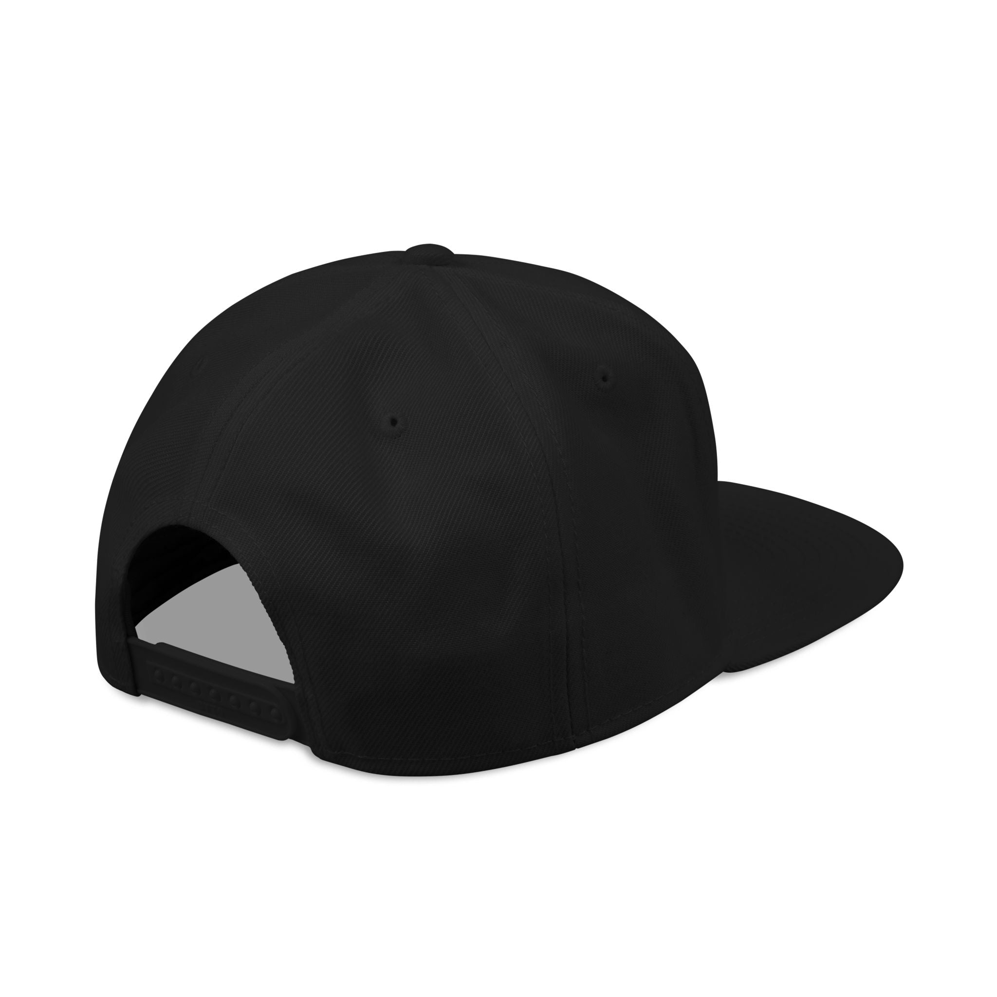 No Snapback Hat — Distressed Pink & White Embroidered Streetwear Cap