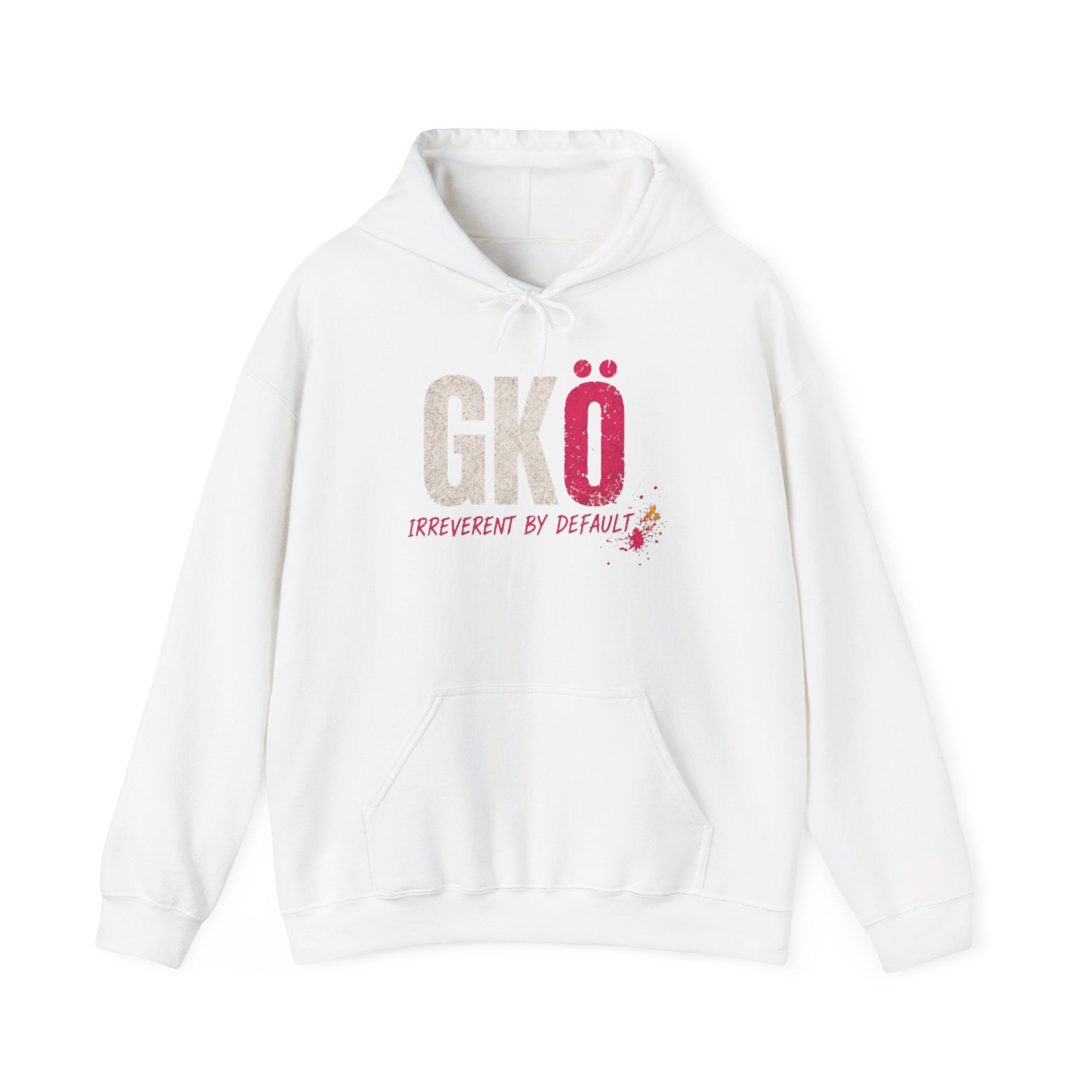 GKÖ Logo Hoodie — Irreverent By Default Graphic Sweatshirt